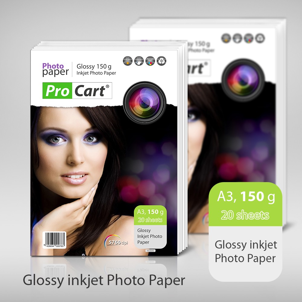 Hartie FOTO Glossy 150g A3 - imagine 3